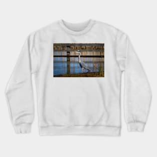 Grey Heron Crewneck Sweatshirt